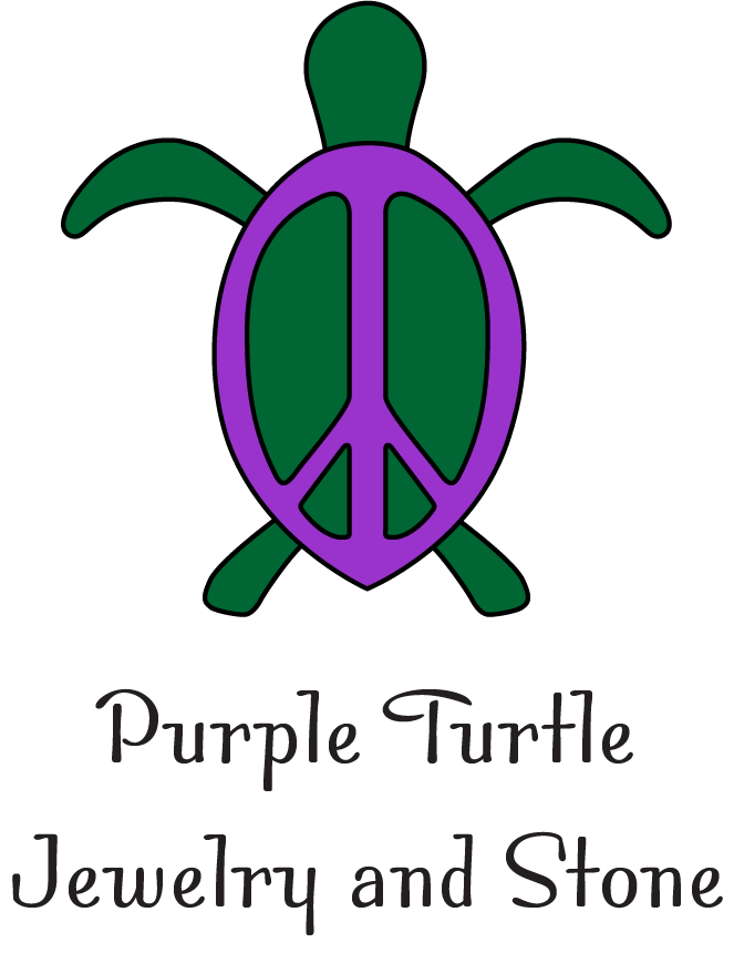 Logo and Title for Purple Turtle Jewelry and Stone